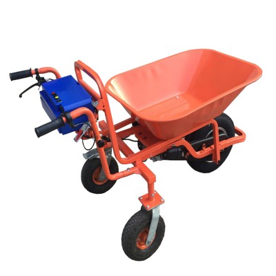 New Design Portable Construction Hand Push Tricyycle Cart Electric Trolley Truck