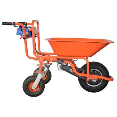 DAQITOOLS Portable Lithium Electricity Hand Push Tricycle Trolley